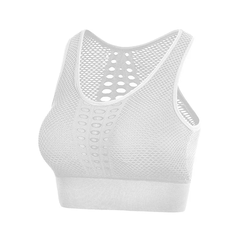 Women’s Mesh Bra Breathable & Push-Up Gym Top