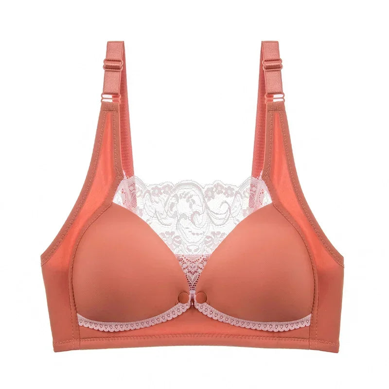 Maternity & Breastfeeding Lace Cotton Nursing Bra