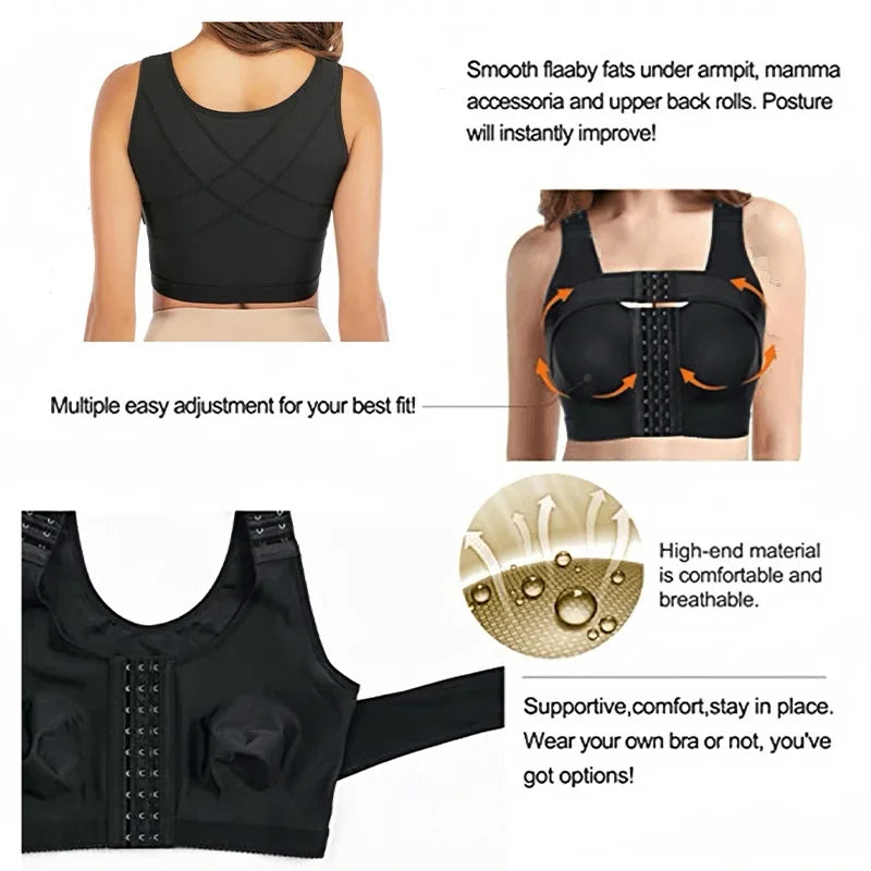 Front Buckle Posture Corrector Bra