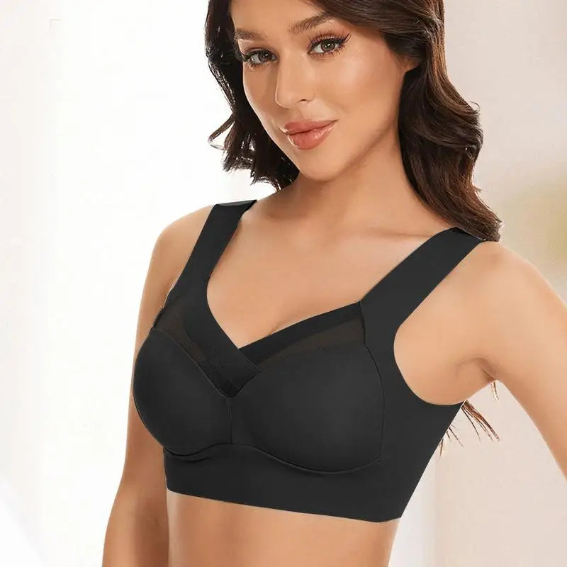 Wireless Posture Correct Ergonomic Push-Up with Back Support Bra