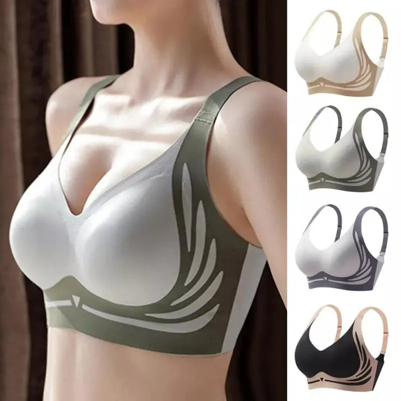 Plus Size Sports Comfortable Push Up Yoga & Sleep Bra