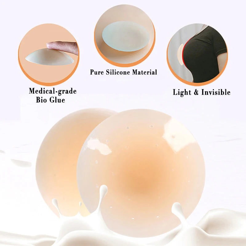 Silicone Nipple Cover Liners Invisible Adhesive Breast Tape